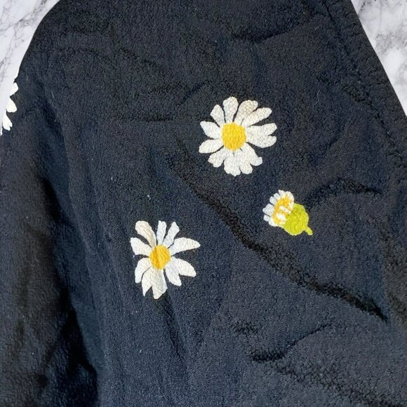 Madewell Lazy Daisies Sash Tie Wrap Top - Picture 6 of 12